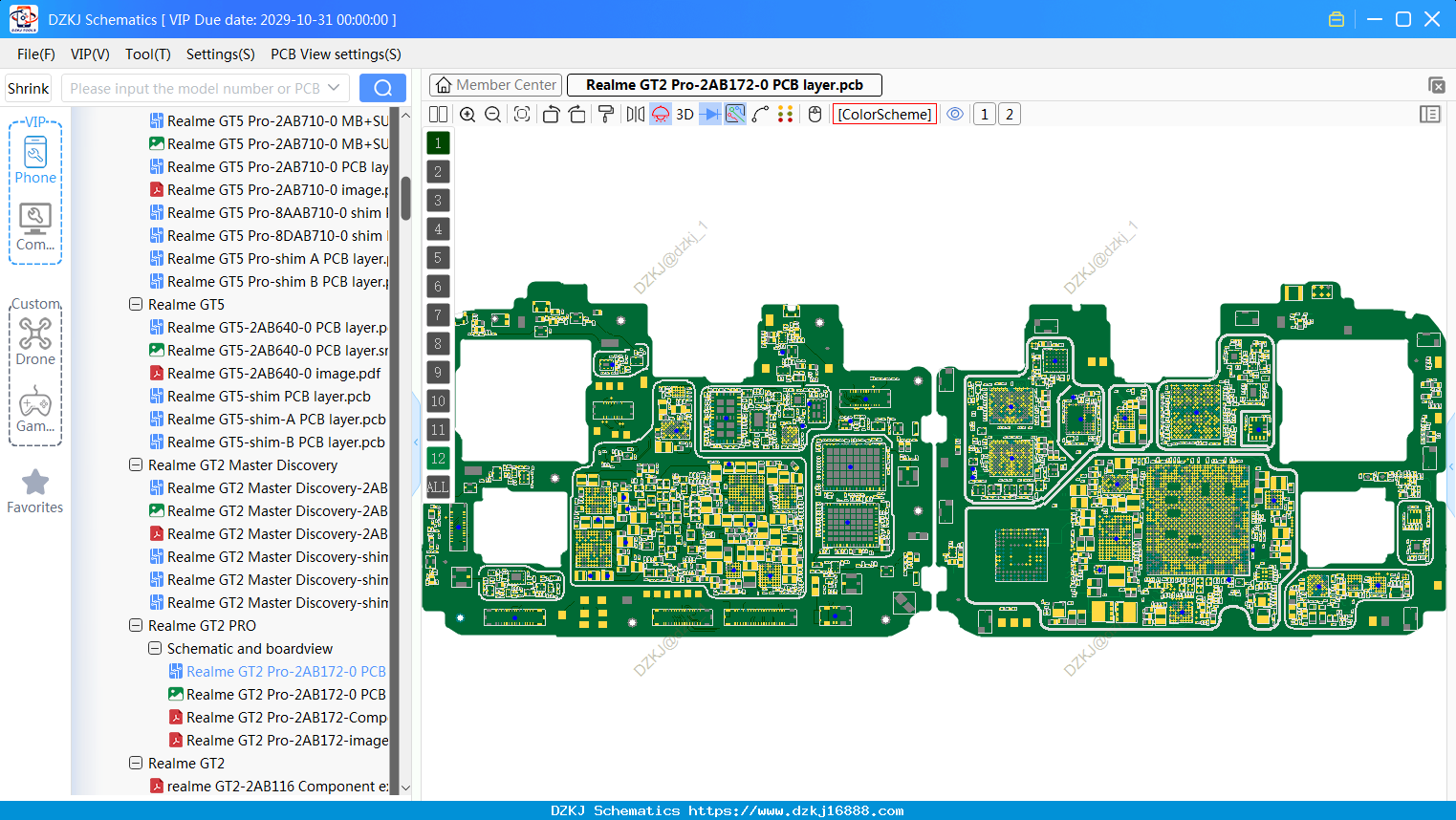 Realme GT2 Pro-2AB172-0 PCB Layer